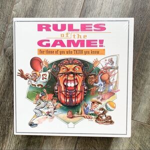 NWT Rules of the Game Vintage 1995 Board Game